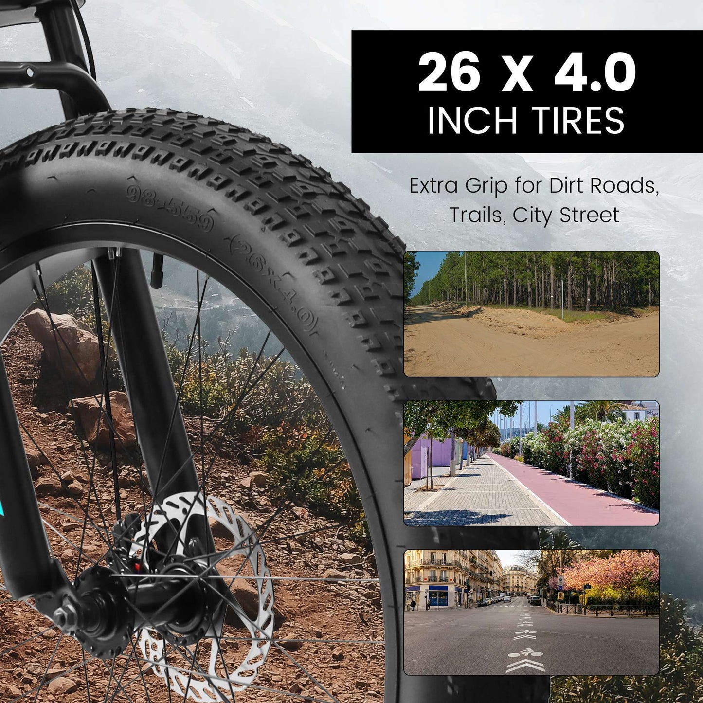 26-Inch Full-Suspension Mountain Bike with 21 Speeds & Disc Brakes
