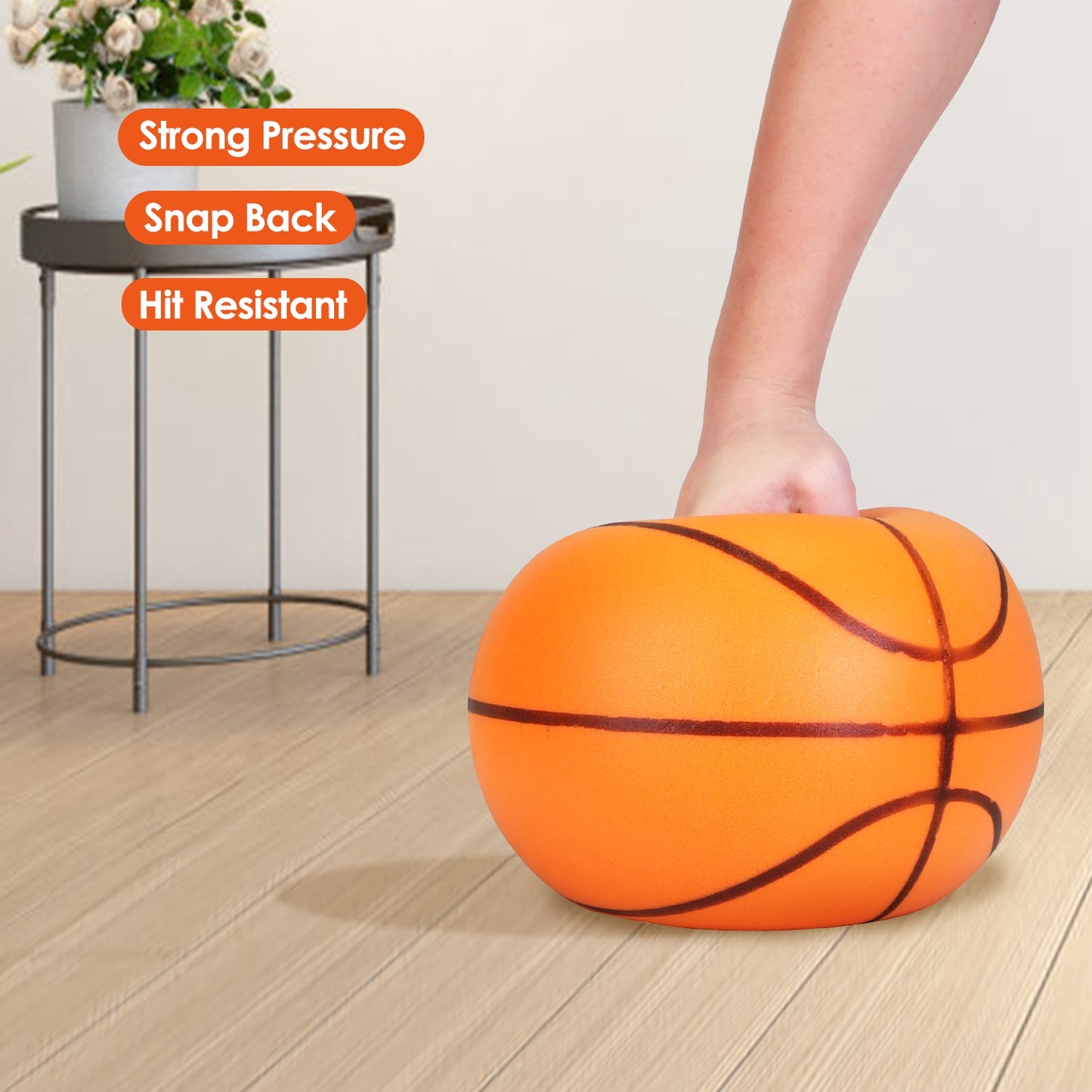 Silent Foam Basketball - Low Noise Indoor Training Ball