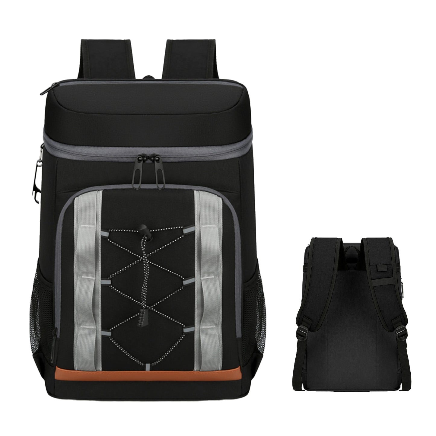 Insulated Cooler Backpack with 36 Can Capacity - Multi-Pocket Design