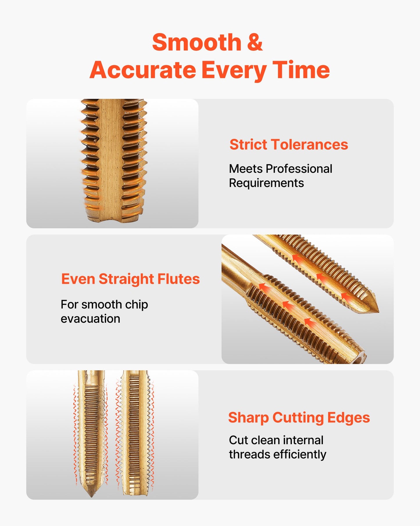 86-Piece Titanium-Coated Steel Tap and Die Set for Metal Threading - SAE & Metric
