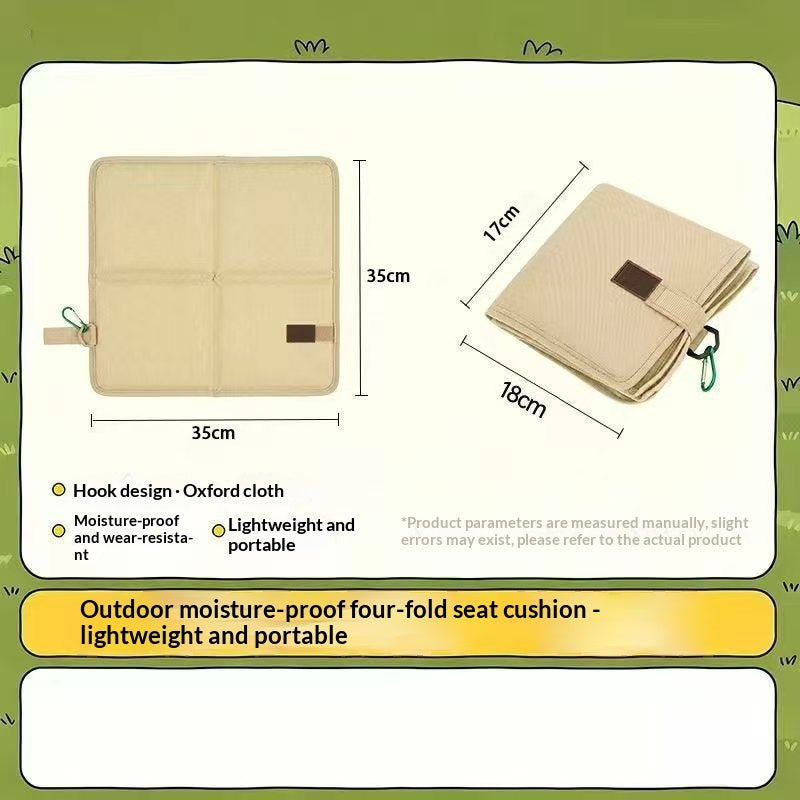 Outdoor Folding Moisture-Proof Insulating Lawn Picnic Seat Cushion
