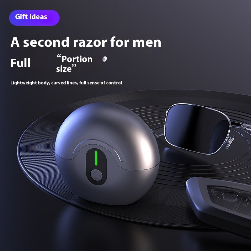 Portable Waterproof Electric Shaver - Black And Gray