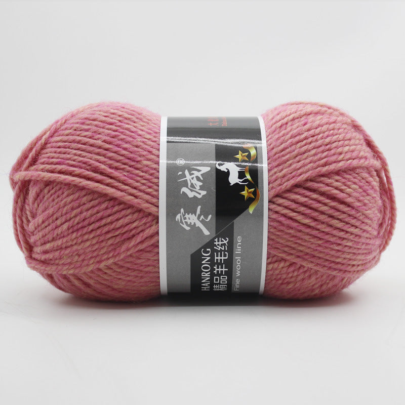 Thick Knitting Yarn Ball for Self-Woven Crafts - Cashmere Wool Material Kit