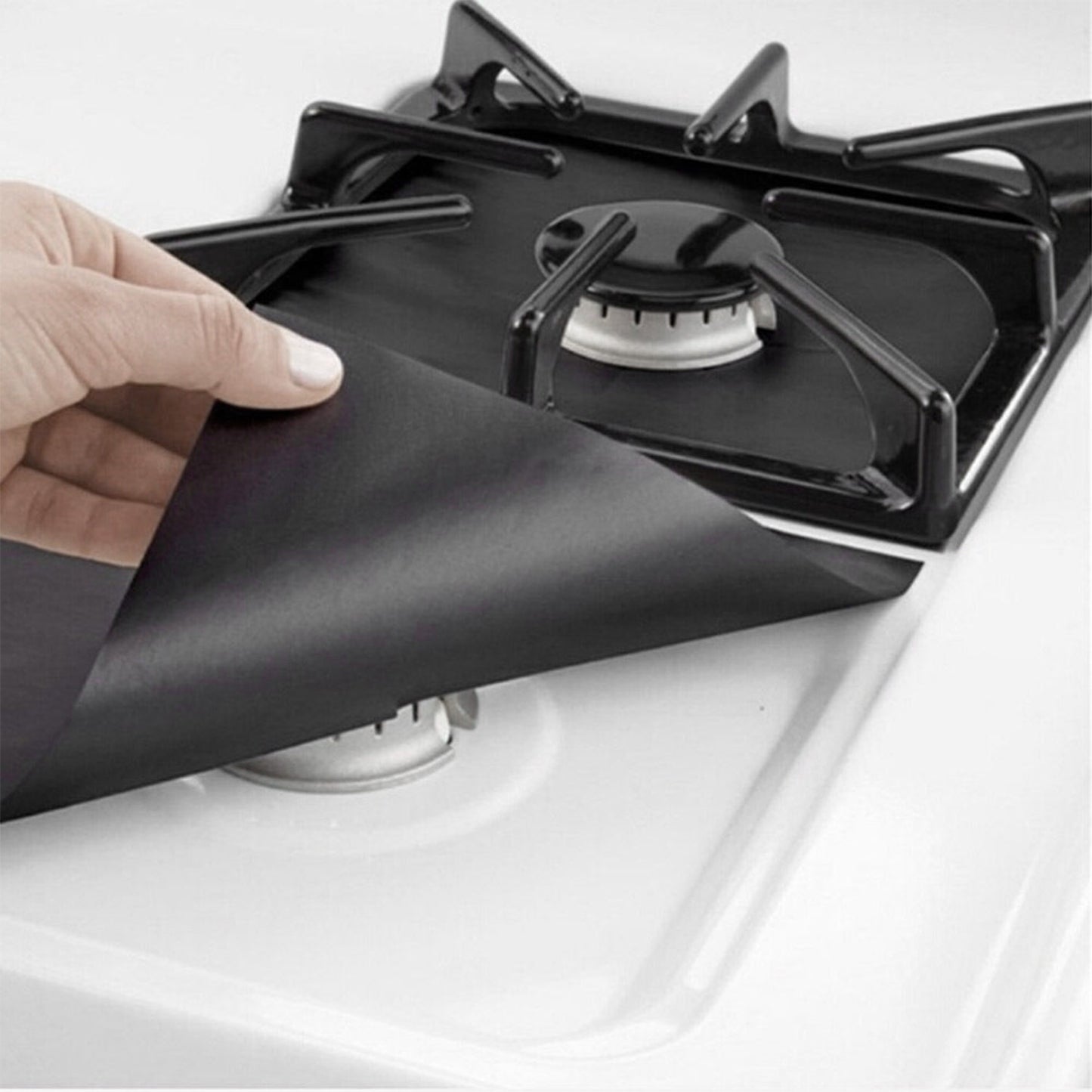 4-Pack Reusable Nonstick Stove Burner Protector Liners
