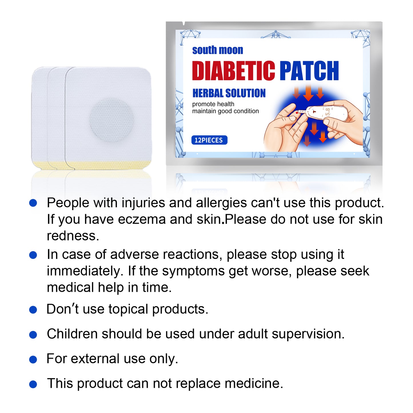 Sugar Comfort Navel Patch - Herbal Body Care Support - 2 Pack