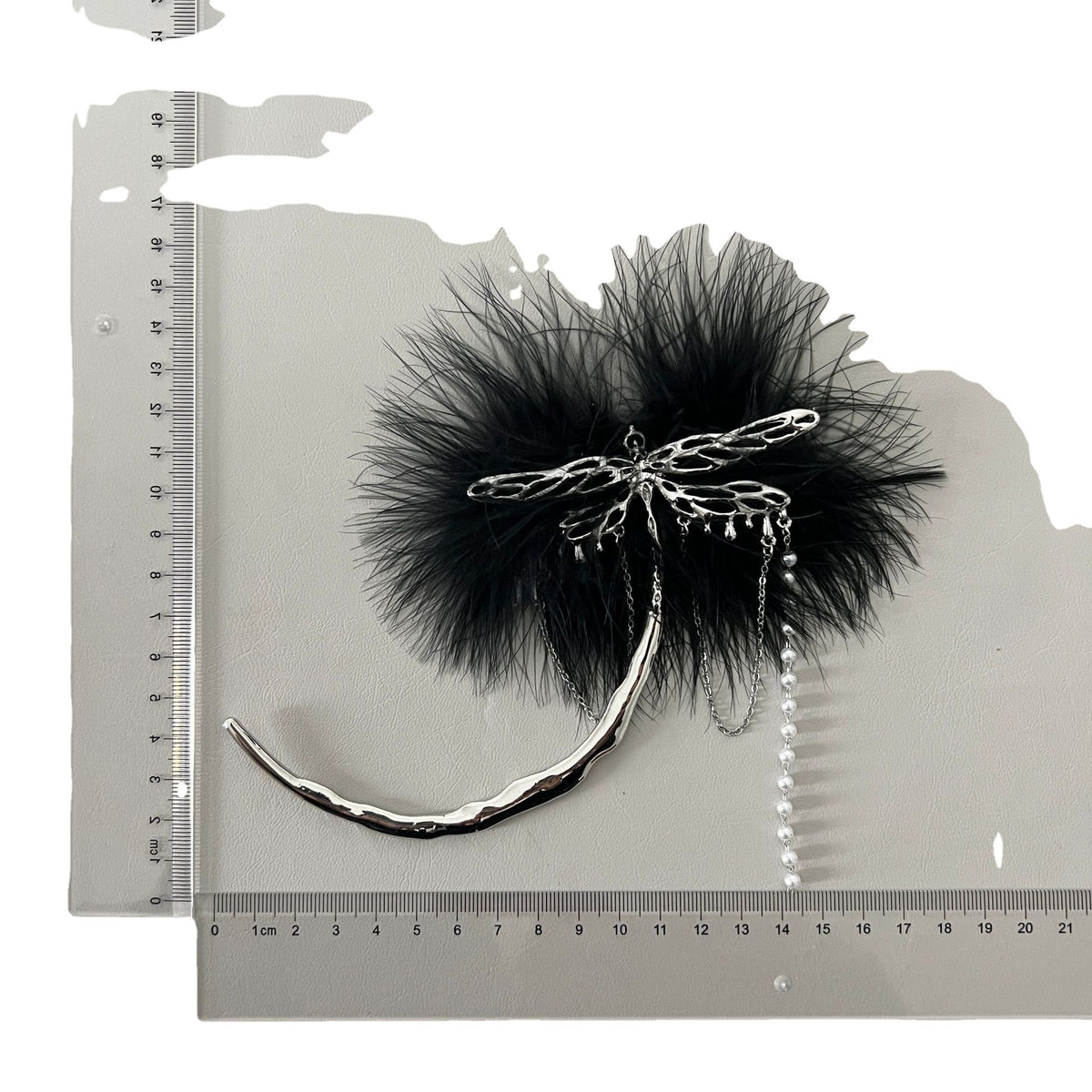 Alloy Dragonfly Hairpin - Twisting Clip Hanfu Accessory