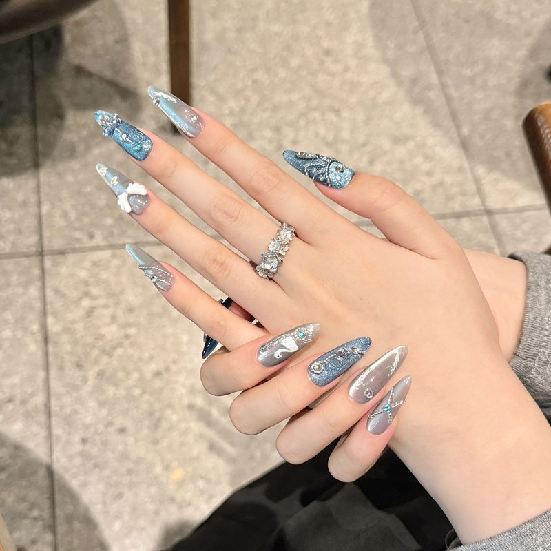 Cat-Eye Nail Art Stickers - Multiple Designs