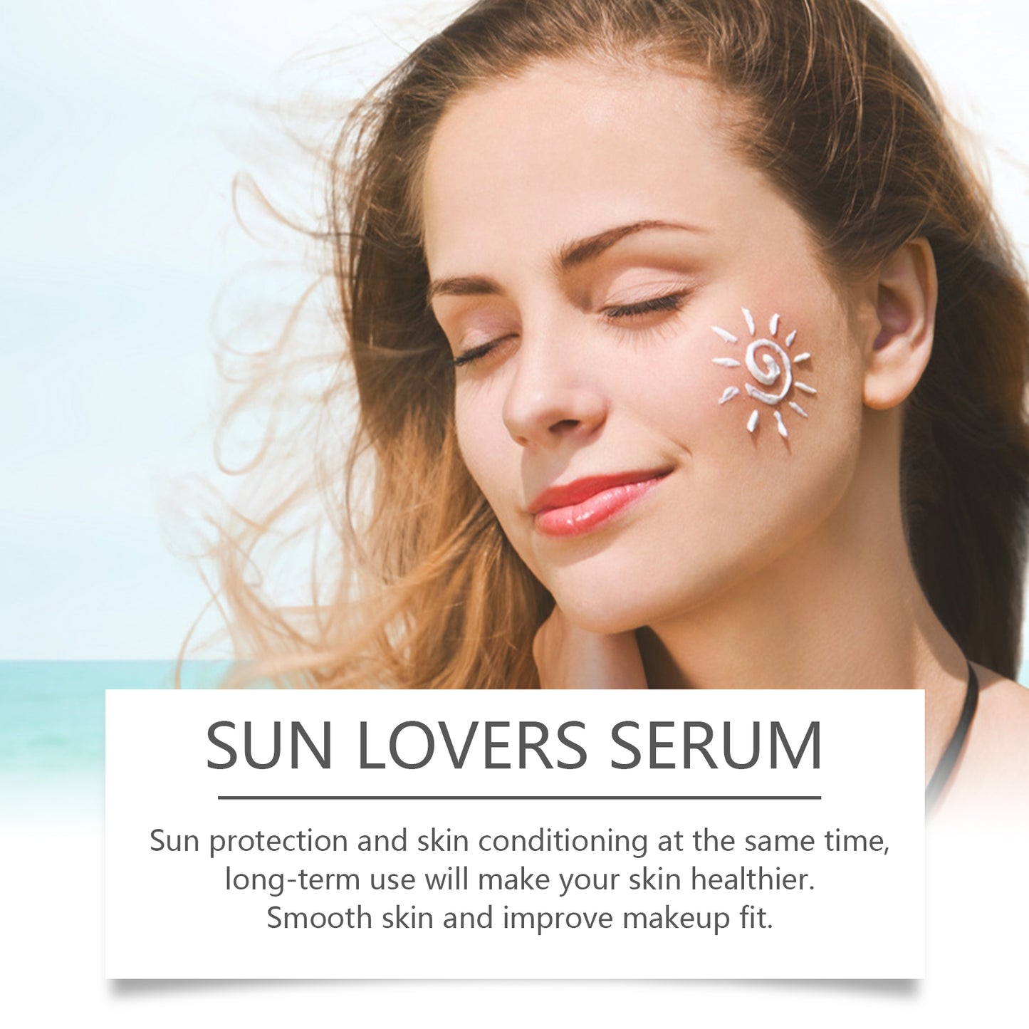 Protective Sunscreen Essence Lotion - Moisturizing Skin Care Serum, 30ml