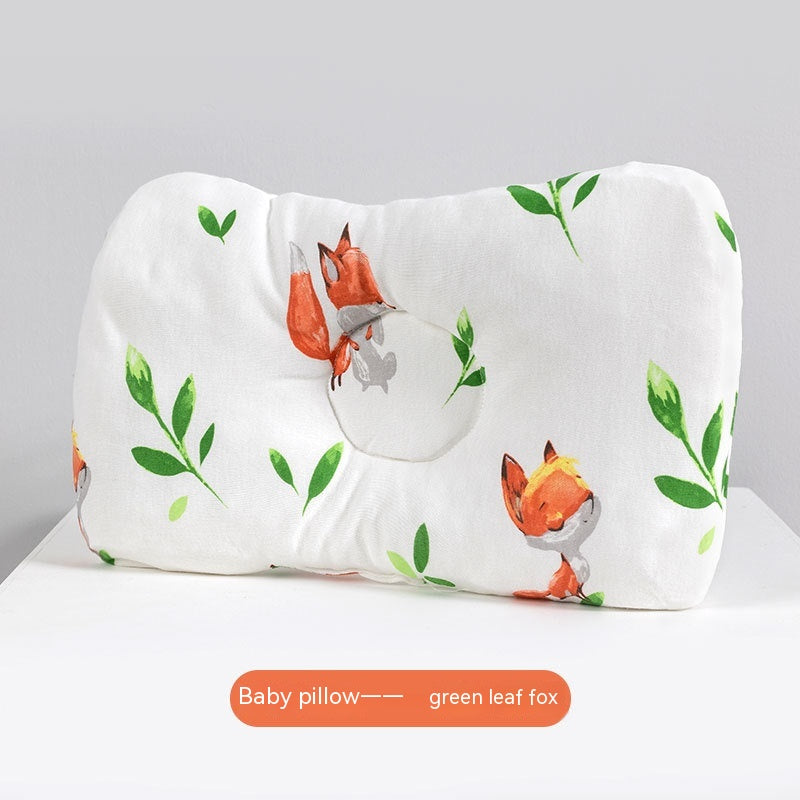 Newborn Infant Anti-Deviation Head Pillow - Baby Shaping Pillow 23x30cm