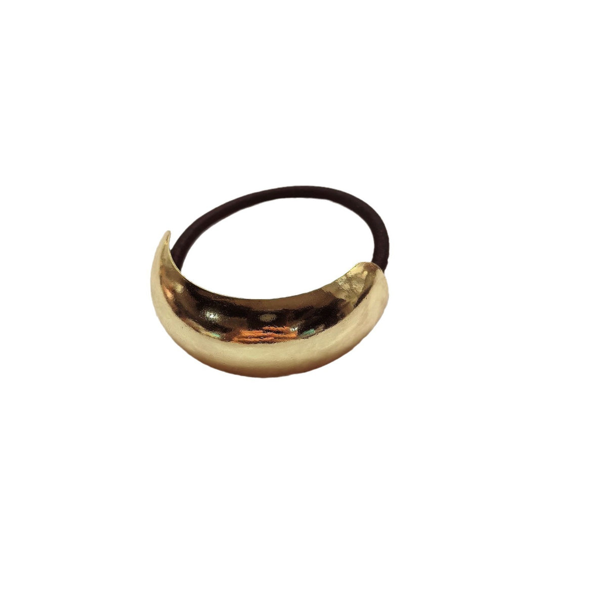 Minimalist Alloy Hair Ring Set - Semi-Curved Hair Accessories for Elegant Styling