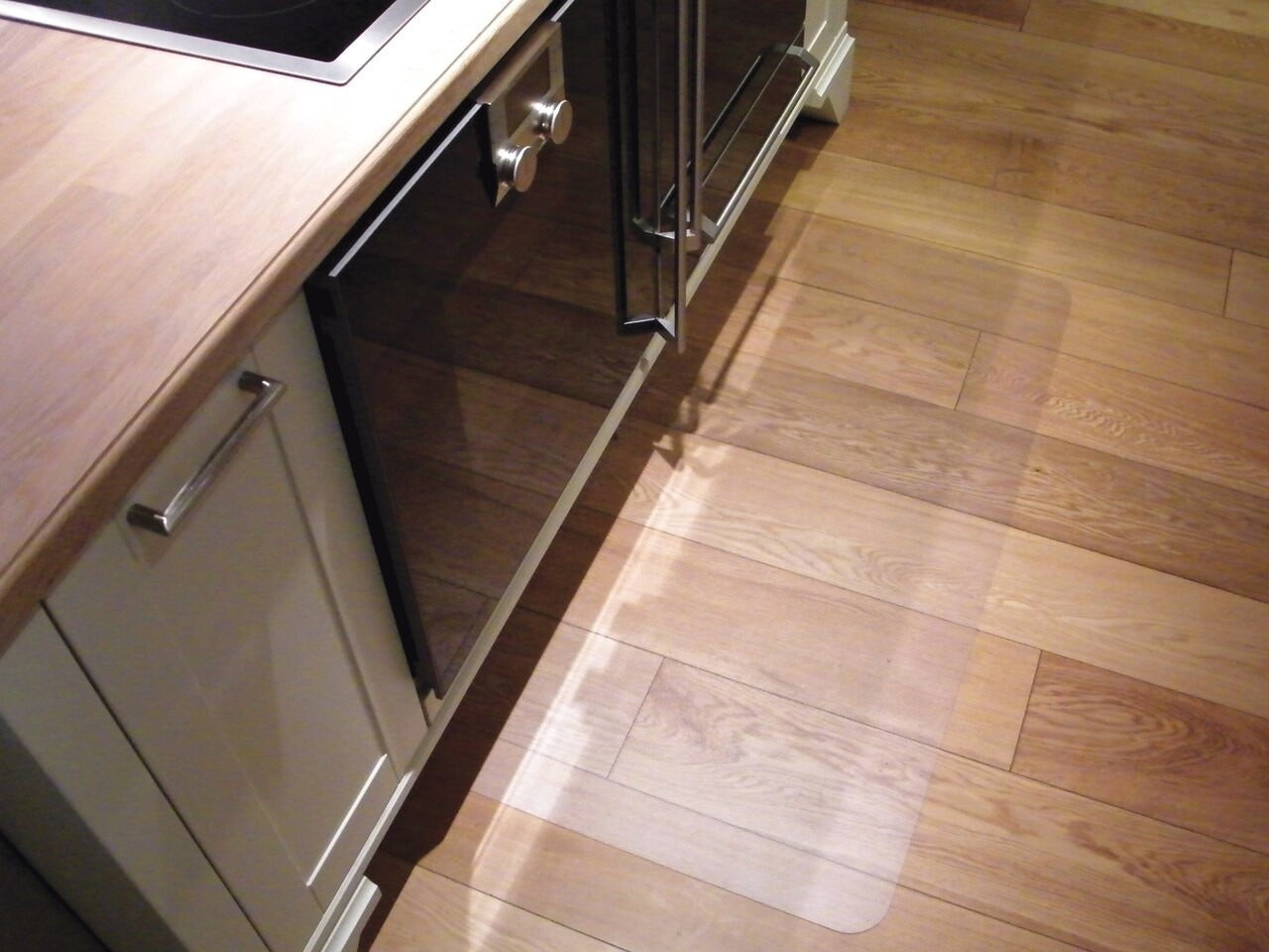 Frosted PVC Floor Mat - Waterproof Anti-Slip Kitchen Protector