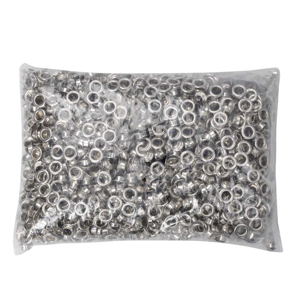 2000pcs Nickel Grommets for Leather Canvas and Fabric - #0 Size