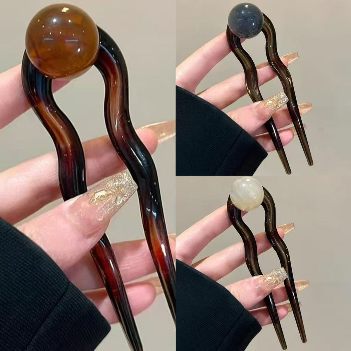 Retro U-Shaped Hair Pin Barrettes - Simple Hair Accessories