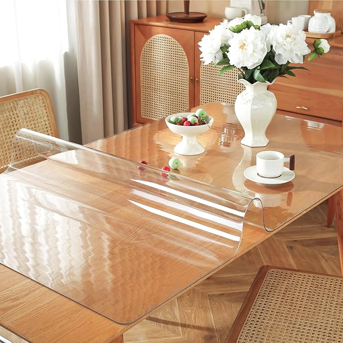 Clear Rectangle Table Protector - 13x16 Inch, 1.5mm Thick