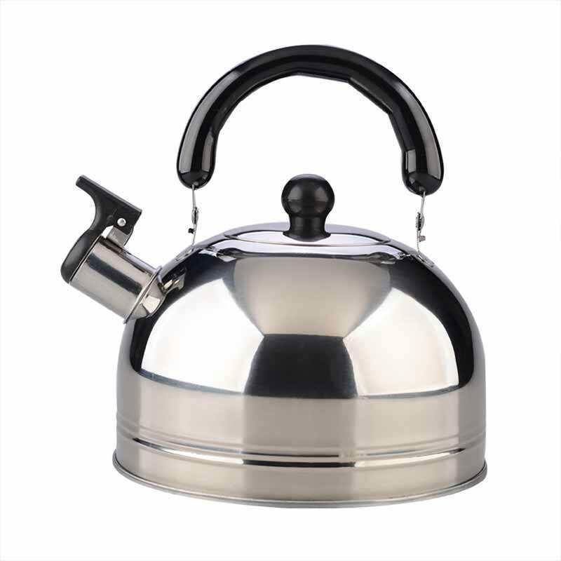 Large Capacity Stainless Steel Whistling Kettle for Induction Cookers - 3L