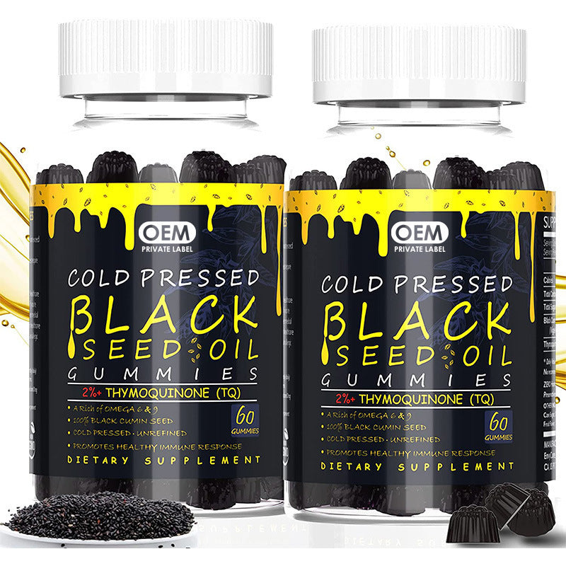 Black Seed Oil Gummy Vitamins - 60 Soft Tablets