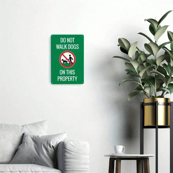 Metal Tin Wall Decoration Sign - 20x20 cm