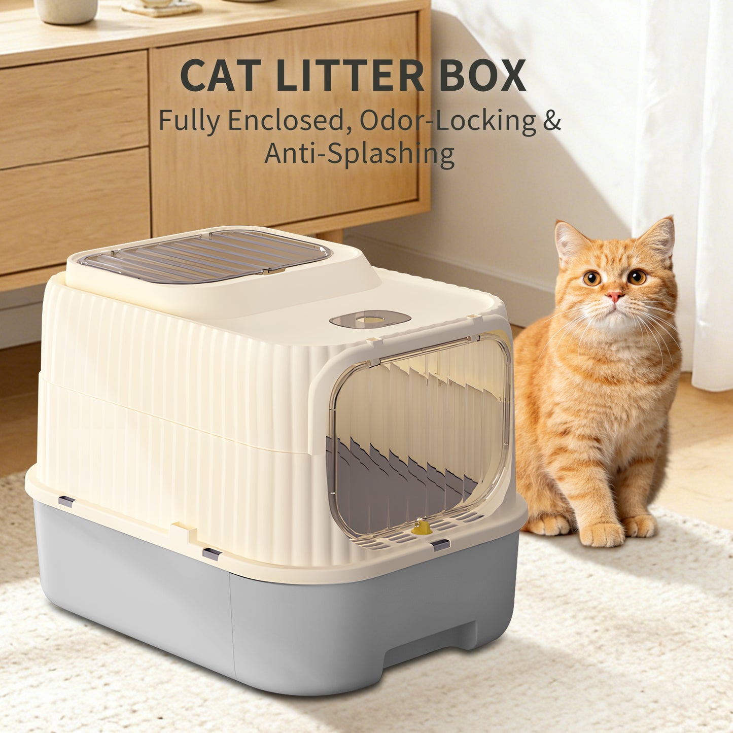 Cruiser Litter Box - Self Pickup Pet Furniture for Cats and Small Animals