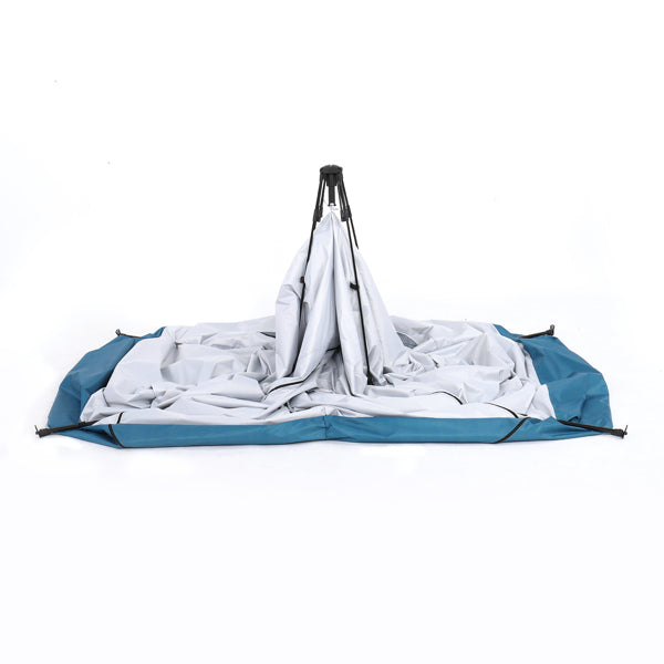 Portable Privacy Changing Tent - Blue & White