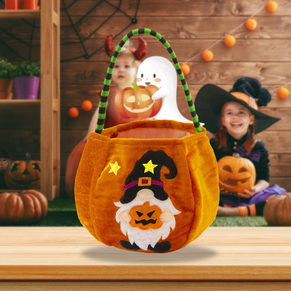 Halloween Cartoon Forest Man Candy Bag Set for Festive Parties