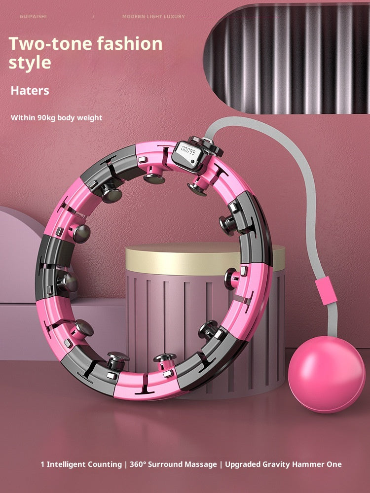 Intelligent Counting Hula Hoop for Fitness and Body Shaping - Multiple Sizes