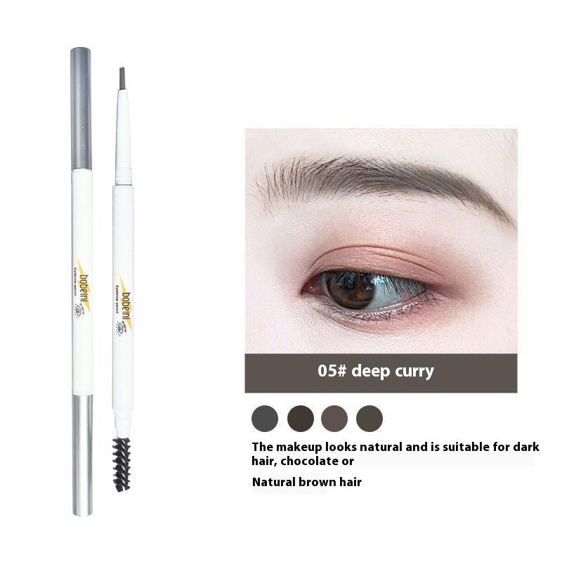Waterproof Double-Headed Eyebrow Pencil - Sweat-Proof, Durable Makeup Tool