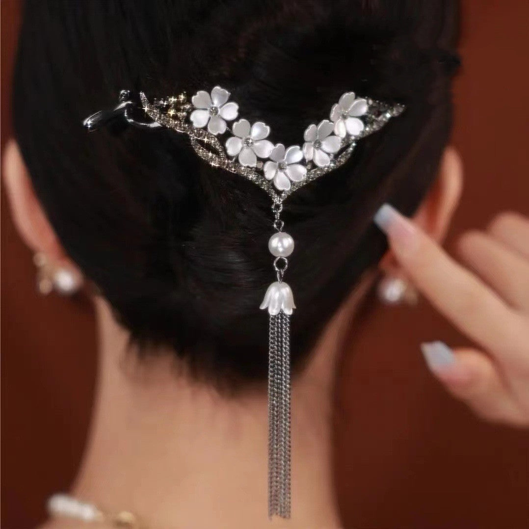 Women's Alloy Zircon Hairpin with Twist Clip - Multiple Colors