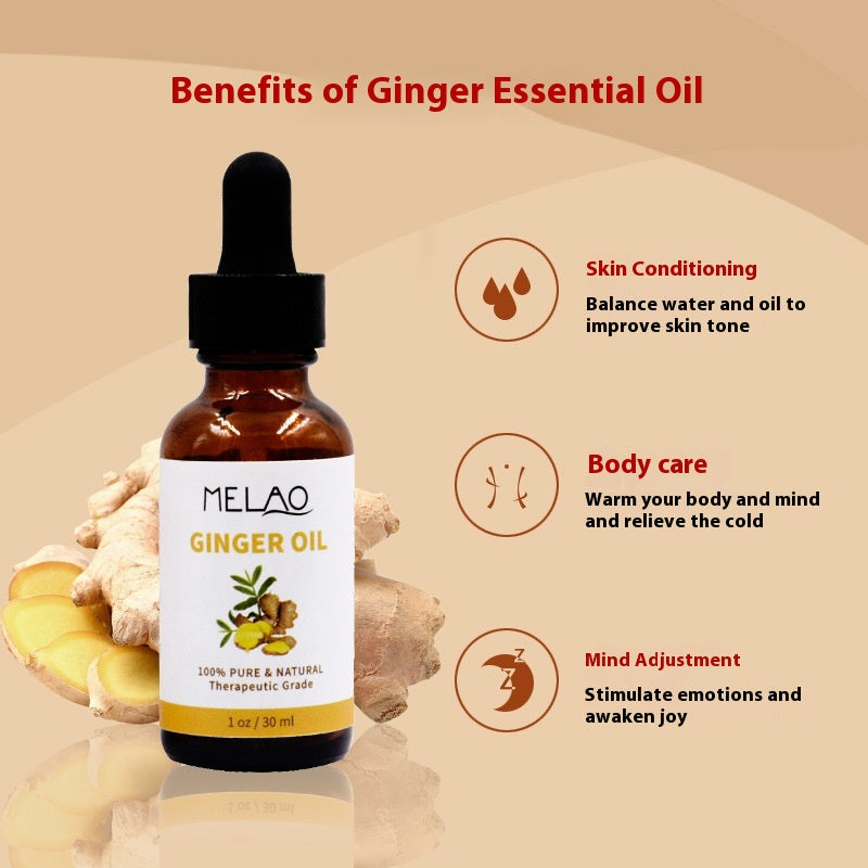 Ginger Nourishing Body Oil - Moisturizing Skin Care Treatment 30ml