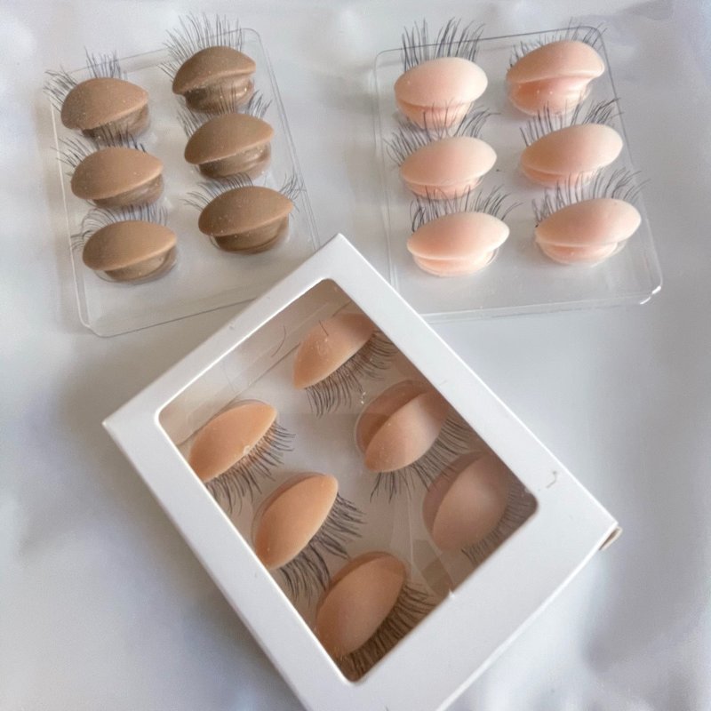 Eyelash Extension Practice Head Mold with Multiple Colors for Beauty Training
