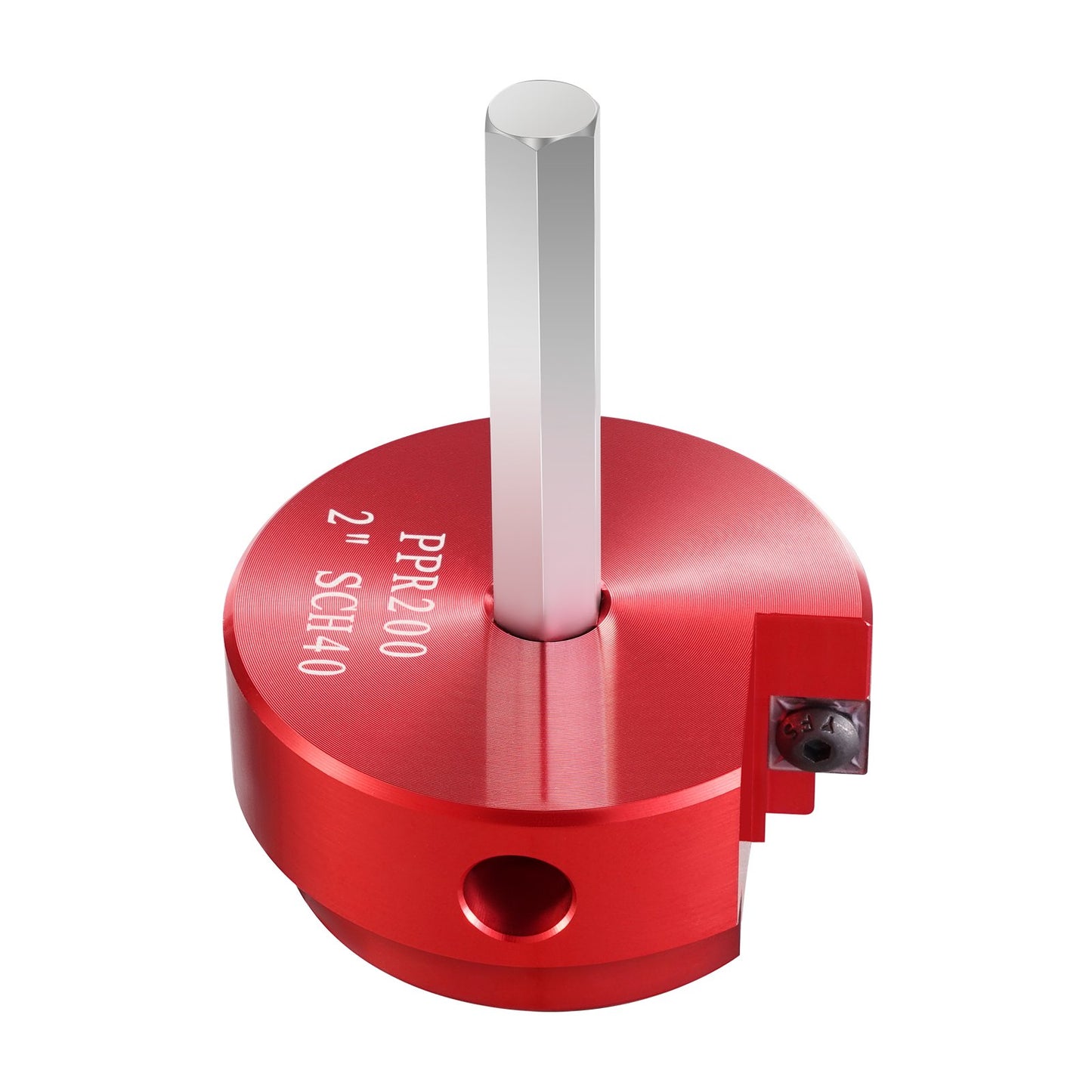 PVC Pipe Reamer Tool - Aluminum Alloy for SCH 40 - Red