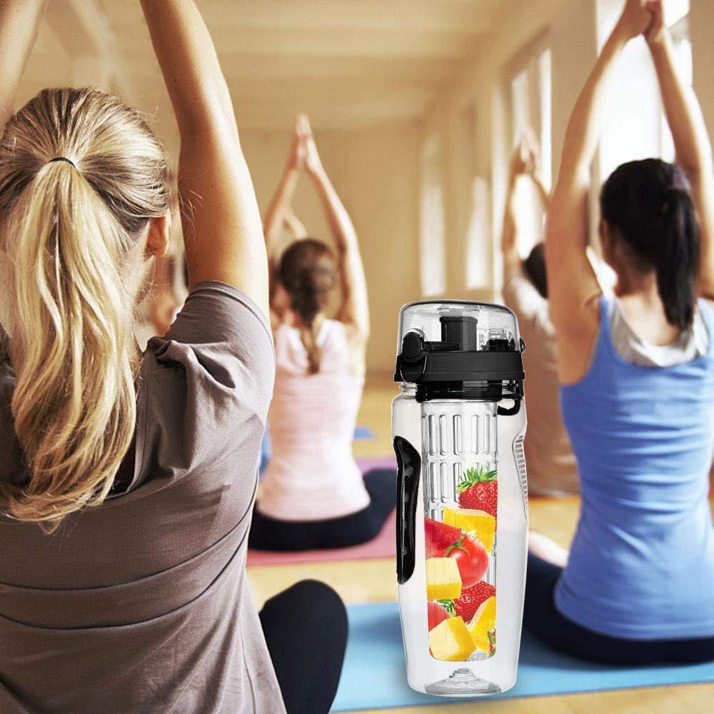 32oz Fruit Infuser Water Bottle - BPA Free, Leakproof Design
