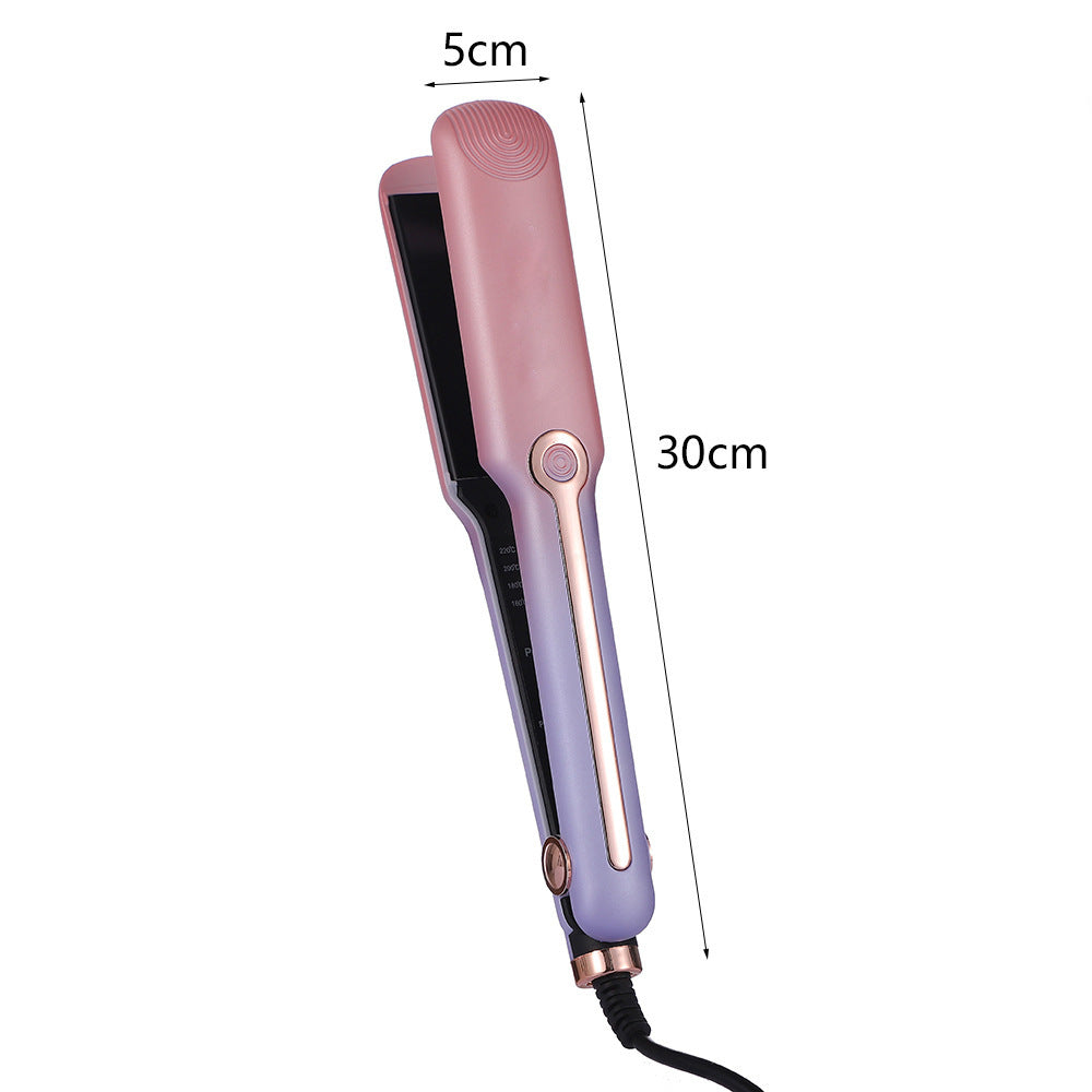 2-in-1 Professional Ceramic Hair Straightener and Curler - Pink