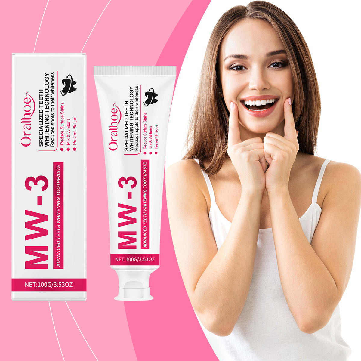 Whitening & Stain-Removing Toothpaste 100g