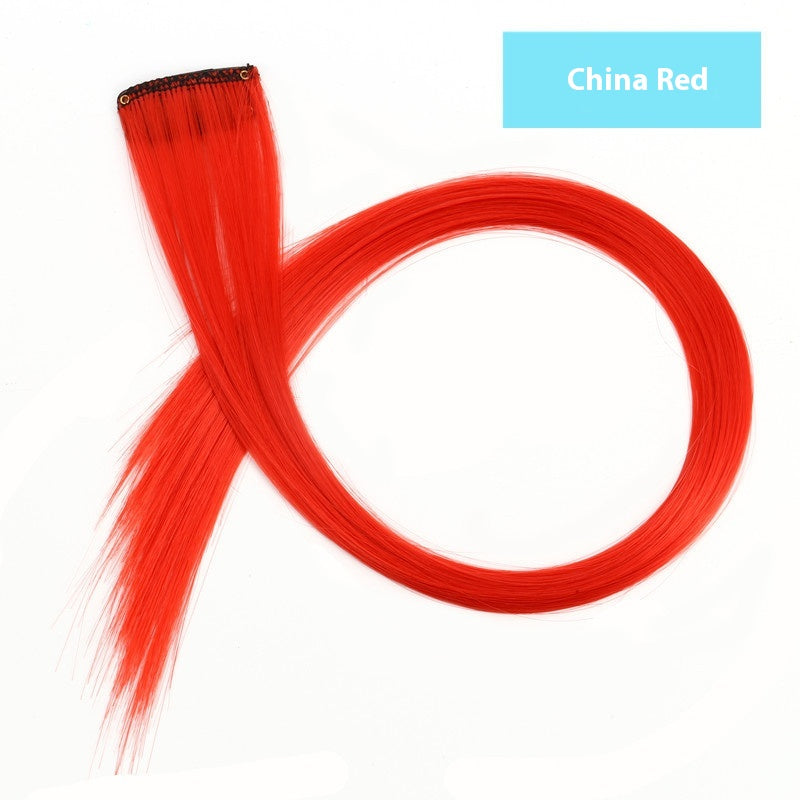 Colorful Hair Weave Extension Set - Multiple Shades, Non-Mainstream Style