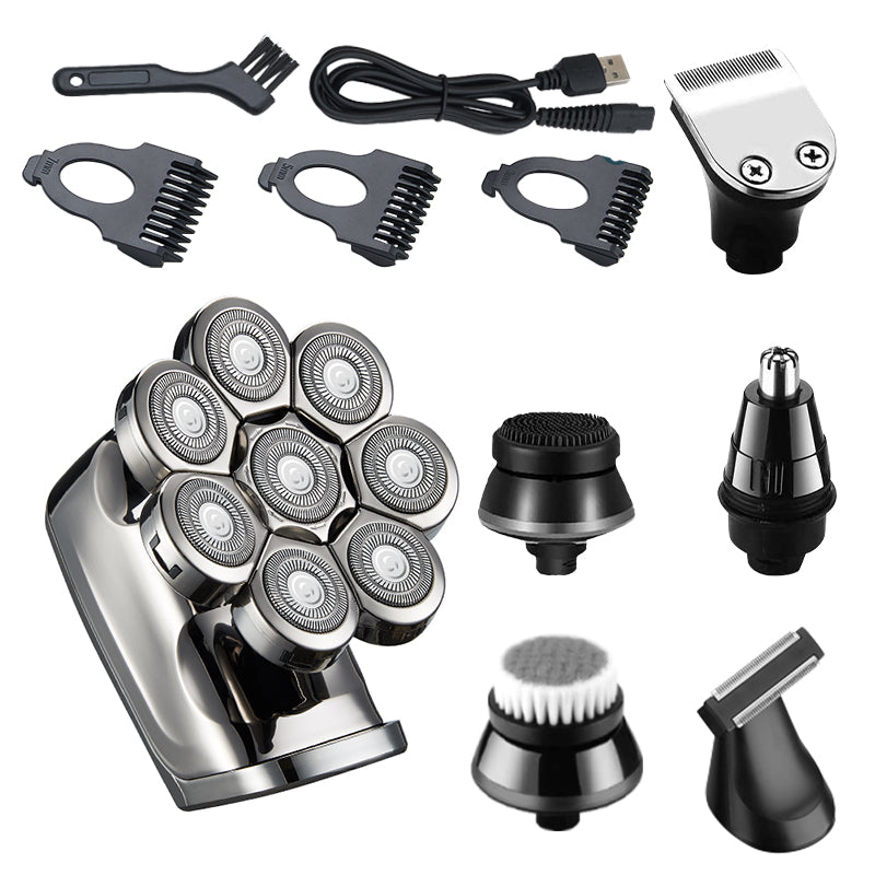 8D Electric Men's Shaver Head Tool - USB Rechargeable