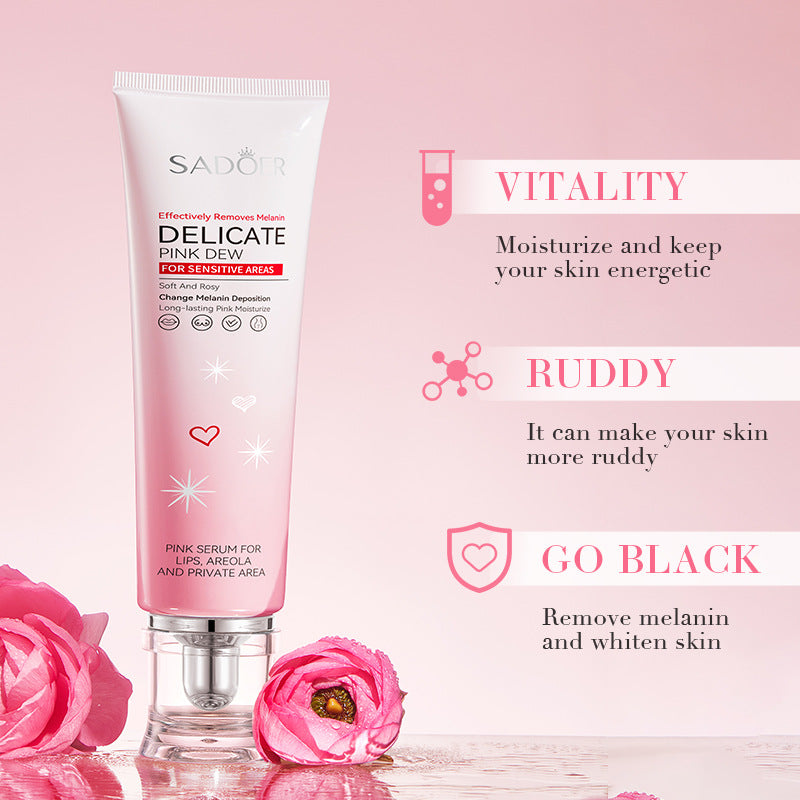 Lip & Areola Tender Red Gel - Delicate Pink Cream 30g for Skin Care
