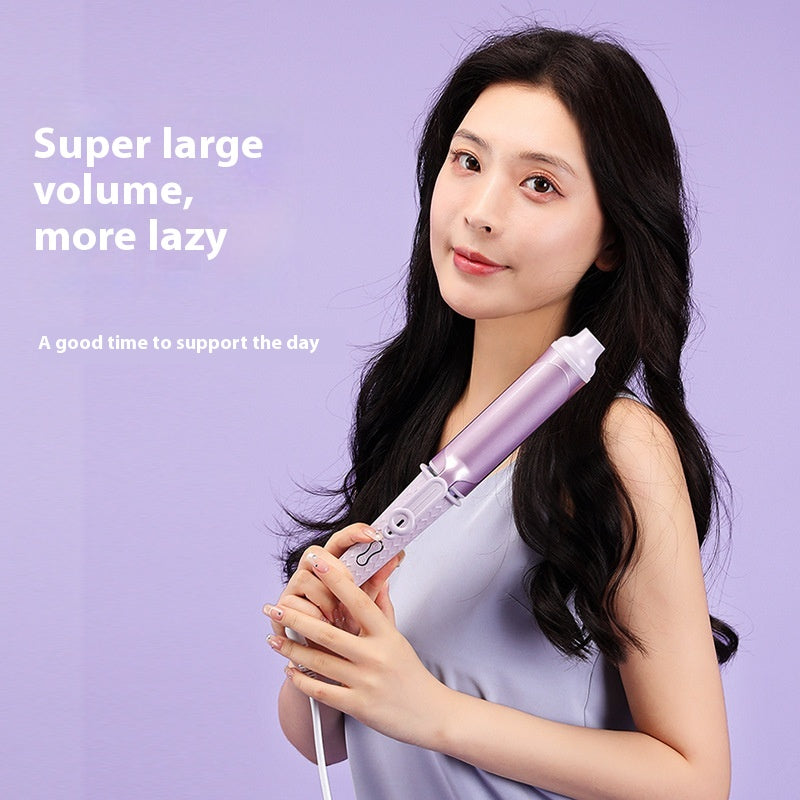 Negative Ion Water Ripple Wool Roll Clamp for Hair Curling - Multiple Power Options