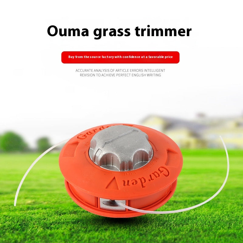 Aluminum Weeding Wheel Cover for Lawn Mower - European Size, 1 Piece