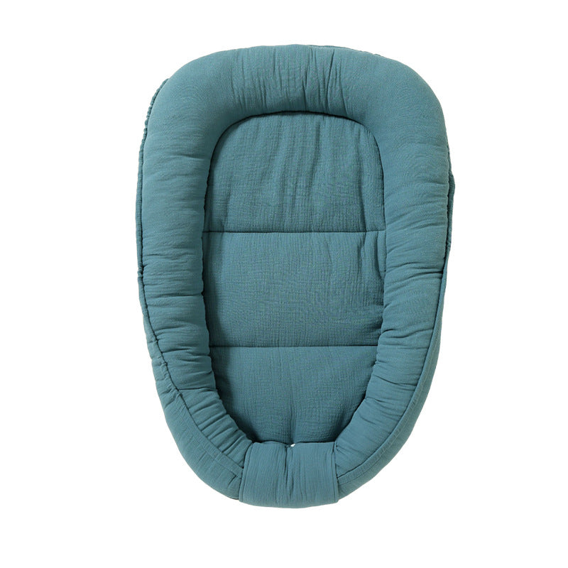 Newborn Baby Bed in Uterine Shape with Anti-Startle Design - Cotton, Multiple Colors