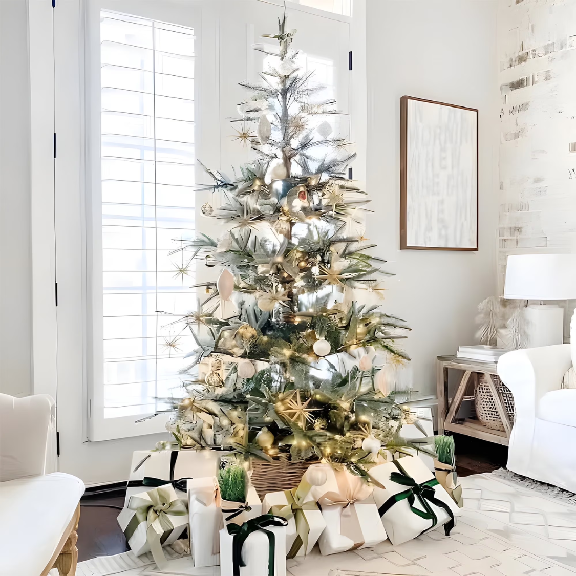 7ft Unlit Aspen Fir Artificial Christmas Tree - Green