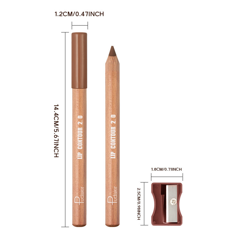 Matte Lip Liner Set 8 Colors Waterproof Natural Lipstick Makeup