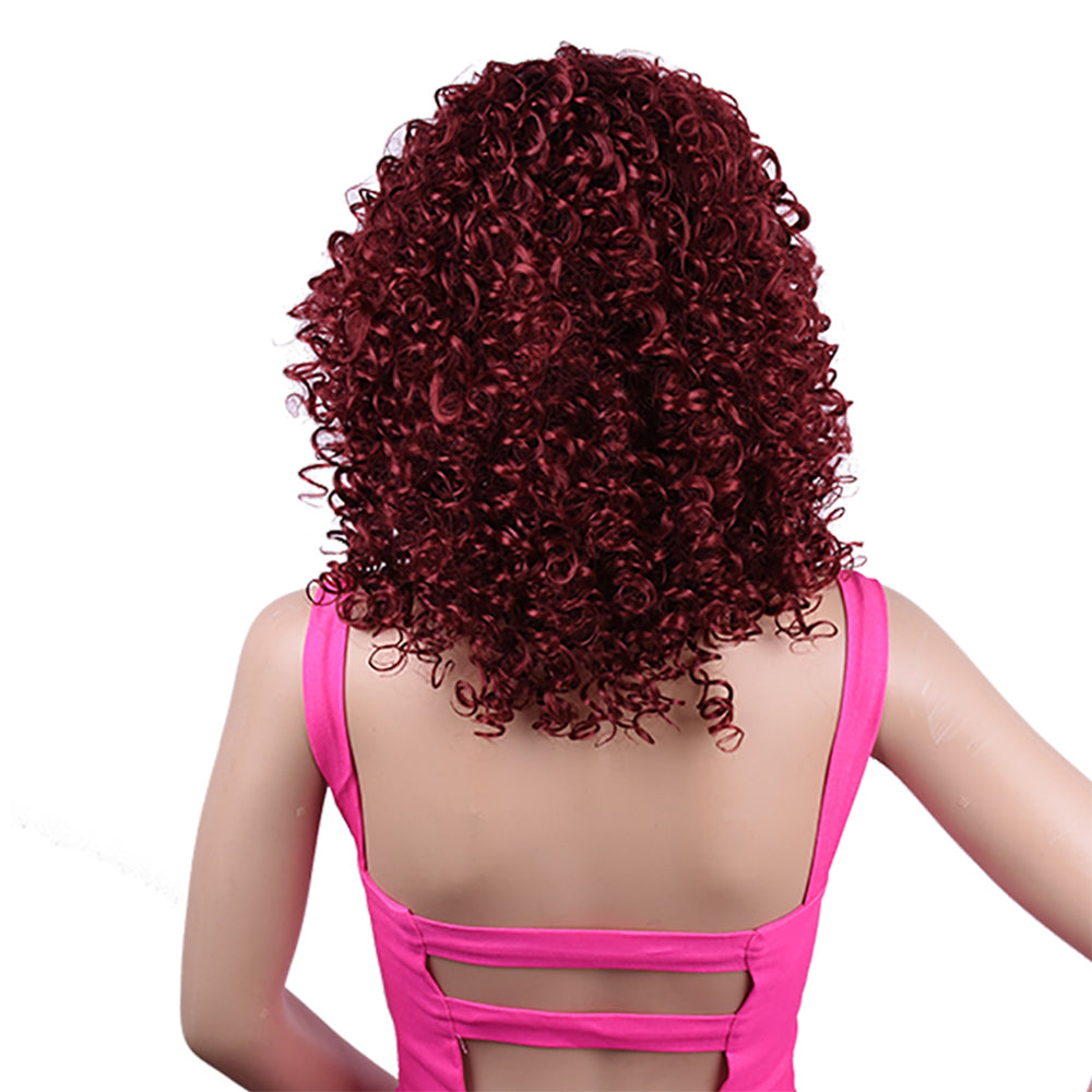 Synthetic Afro Curly Wig - Short Volume