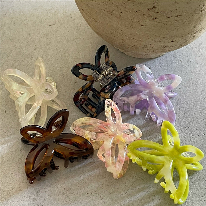 Retro Butterfly Hair Clip - Small Decorative Hair Accessory