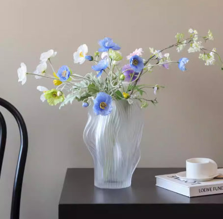 Glass Hydroponic Flower Arrangement Vase - Minimalist Modern Decor