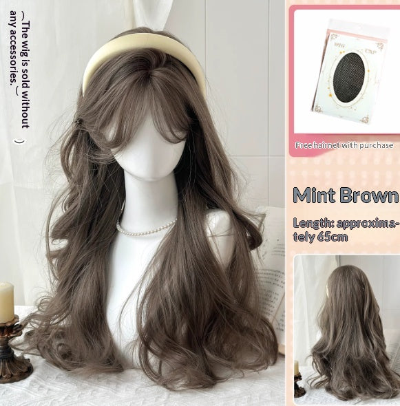 Women's Long Curly Synthetic Wig - Stylish & Personalized Hair Extension