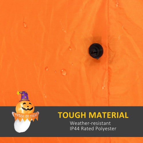 3.4ft Halloween Inflatable Ghost Window Sticker - Orange