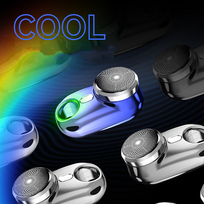 USB Rechargeable Electric Shaver – Portable Mini Rotary