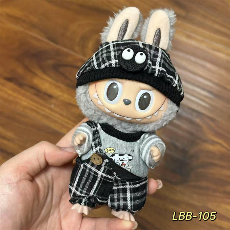 17cm Vinyl Figurine Clothes Set for Collectibles and Decoration