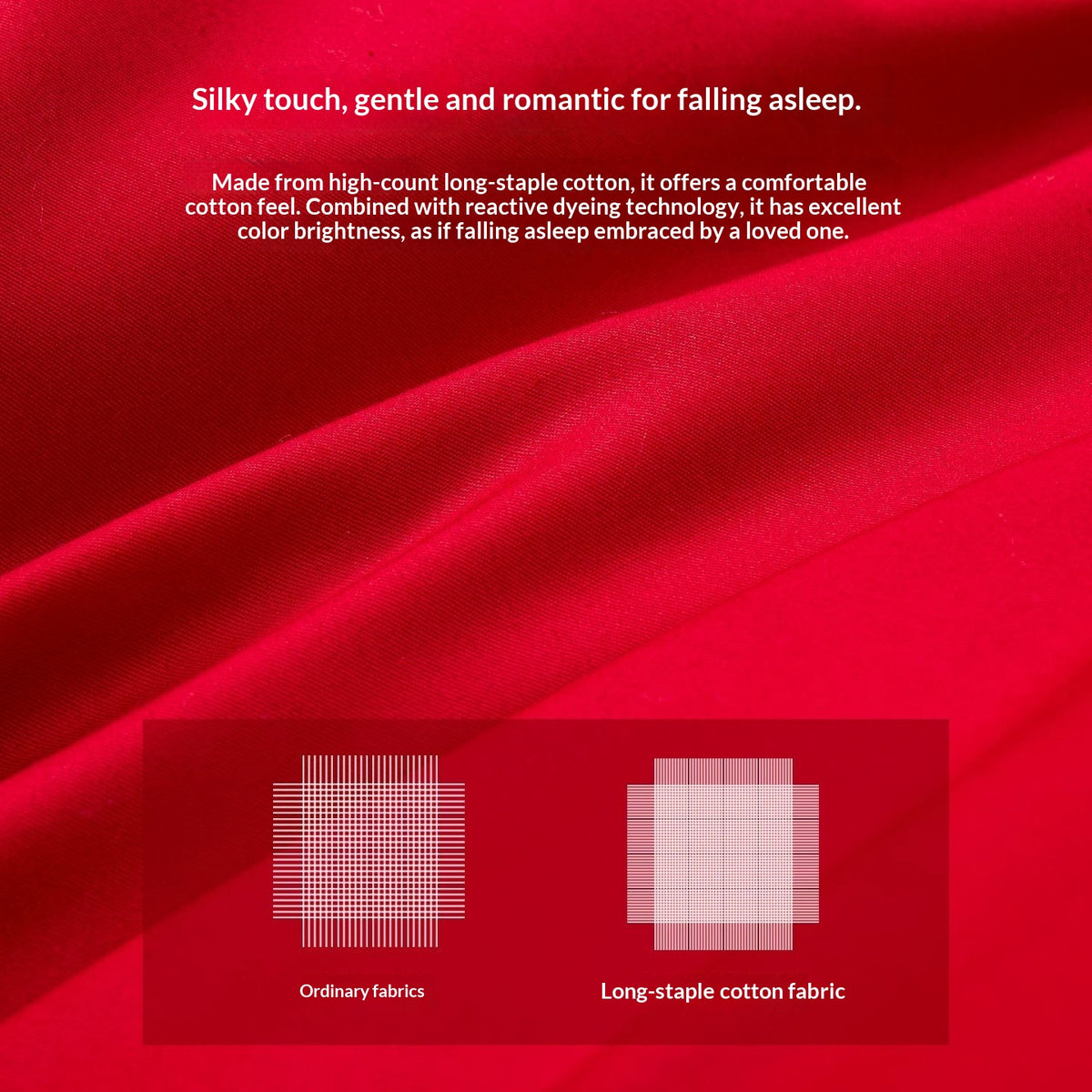 Red Wedding Pillow Set - 48x74cm Two-Person Decorative Pillows for Special Occasions