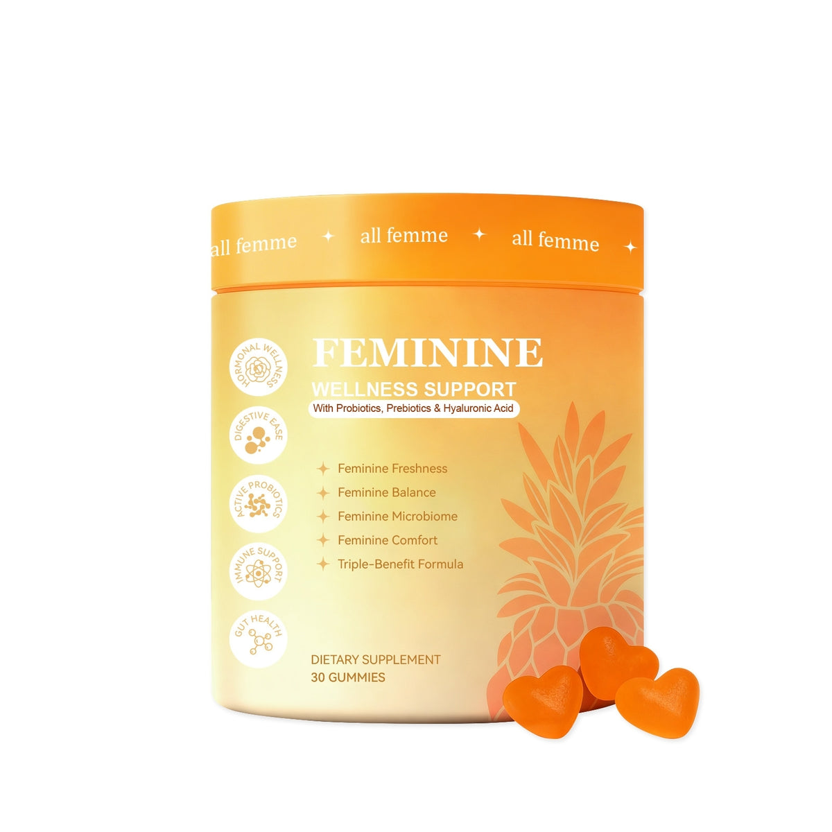 Women's Soft Candy for Health Support - 30 Gummies